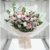 Three Tone Roses Bouquet