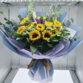 10pcs Sun Flowers Bouquet