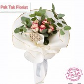 Half Dozen Roses Bouquet  Simple but Elegant